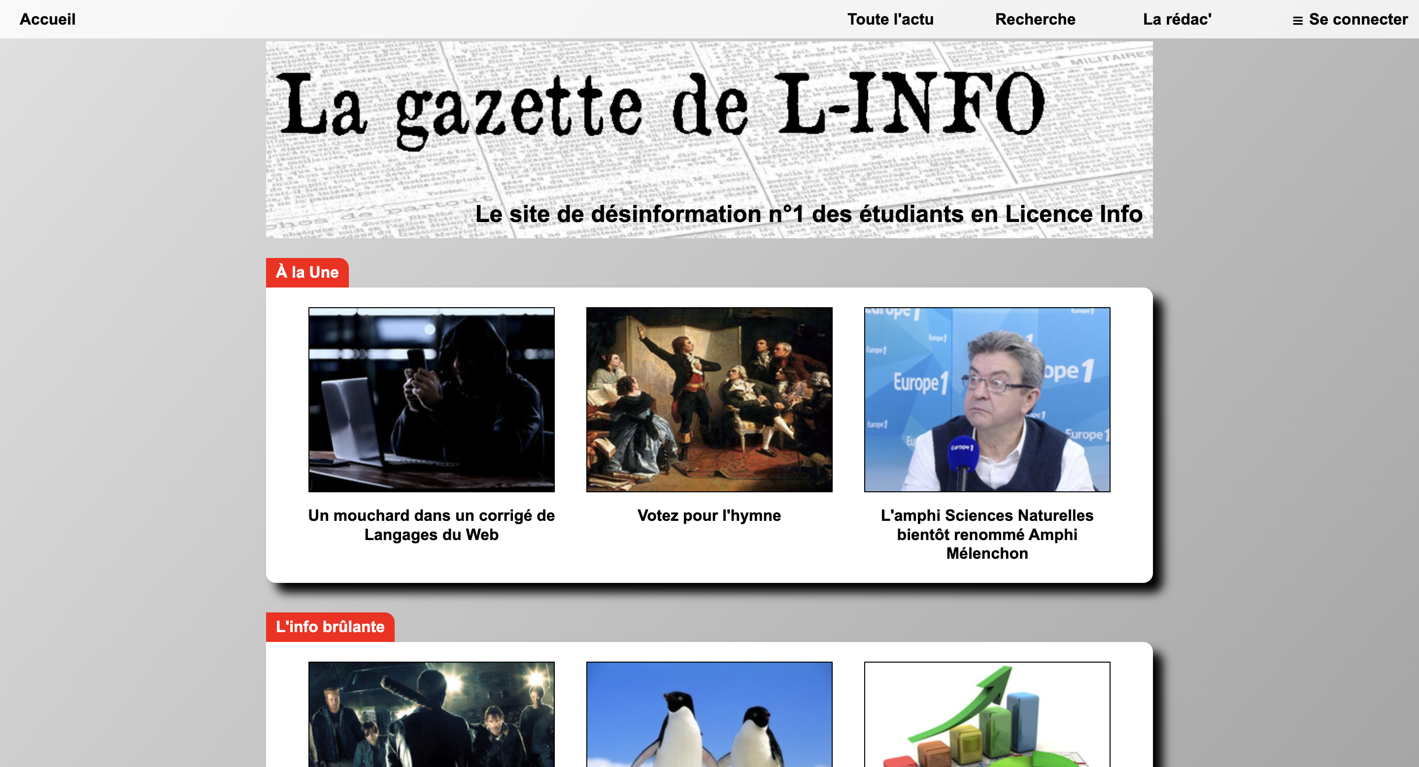 image du site La Gazette de l'Info